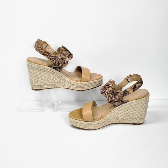 LAUREN RALPH LAUREN hazel open toe wedge shoes Sz 10 NEW - Picture 5 of 8